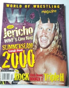 WOW Wrestling Magazine 2002 copertina da collezione illustrata vintage - Foto 1 di 6
