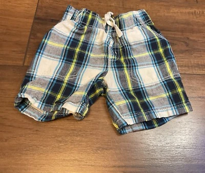 Jumping Beans 2t Niños Cuadros Verde Azul Negro Tirar de Bolsillos  Foto 1 de 3