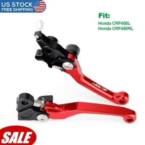 For HONDA CRF450L 2019-2021 CRF450RL 21-25 CNC Handle Pivot Brake Clutch Levers - Picture 1 of 13