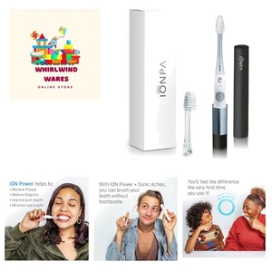 IONPA DM Black Compact Ionic Power Electric Toothbrush with Travel Cap, Brush... - Picture 1 of 9