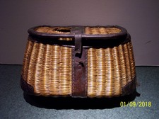 John Clark renown creel marker trout basket creel