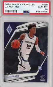Graded 2019-20 Panini Chronicles Ja Morant #580 Rookie RC Basketball Card PSA 10 - Bild 1 von 2