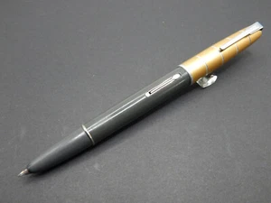 Waterman Taperite Grey with Gold Plated Cap Fountain Pen - Picture 1 of 10