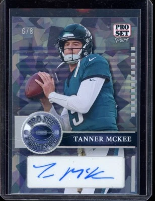 2023 Leaf Pro Set Pure Platinum Crystal Silver Tanner McKee Rc Auto (6/8) - Image 1 of 2