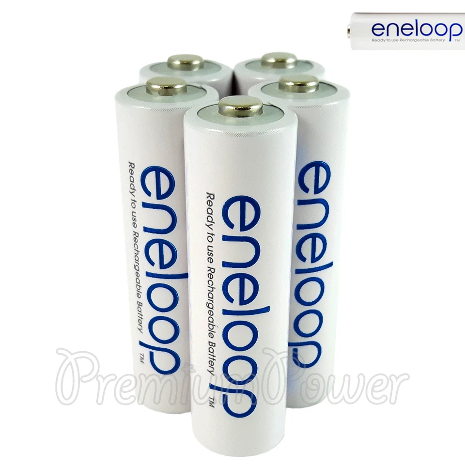 5 x Panasonic Eneloop AA batteries 2000mAh Rechargeable Ni-MH Accu BK-3MCCE LR06 - Image 1 of 1