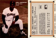Adell Davenport 1990 Best #58 Card *AutographDen*