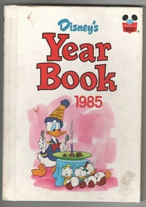 Donald Duck Disney's Year Book 1985 Vintage  Groiler Wonderful World of Reading - Picture 1 of 2