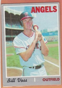 1970 TOPPS BASEBALL BILL VOSS #326 ANGELS VGEX *83470