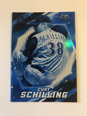 Curt Schilling 2017 Topps Fire Blue Chip #29 Diamondbacks - Image 1 of 2
