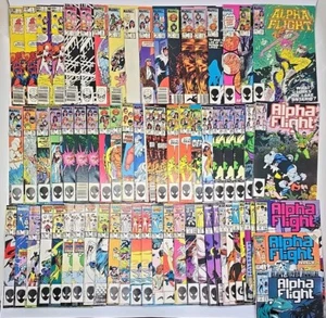 Alpha Flight # 1-54 Complete Marvel Comic Book Series Set + Annuals # 1, 2 - Picture 1 of 24