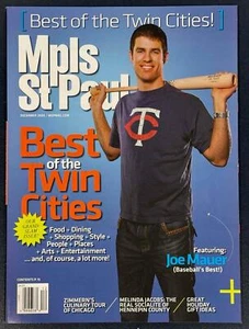 2009 EDICOLA MPLS ST PAUL RIVISTA JOE MAUER SENZA ETICHETTA BEST OF TWIN CITIES - Foto 1 di 2