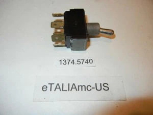 INTERRUPTOR DE TABLERO CONVERTIBLE MOTO GUZZI 1374-5740 NOS 850 ELDORADO CALIF. LAPD. - Imagen 1 de 1