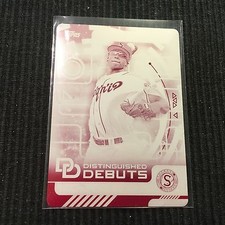 2016 TOPPS PRO DEBUT #DD-4 DILLON TATE *PRINTING PLATE #1/1*  SPOKANE INDIANS