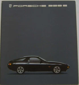 Porsche 928 S 1984-85 Original German Market Sales Brochure No. WVK 103 410 - Picture 1 of 2