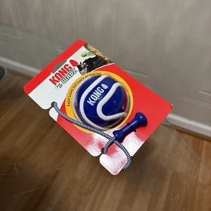 Kong Wavz BUNJI BALL - Medium Assorted Colors Dog Toy - Easy Long Distance Fetch - Picture 1 of 5