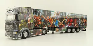 WSI 01-3931 Scania S CS20H 4X2 Show Truck & Reefer Trailer Heide Logistik 1:50 - Picture 1 of 17