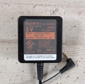 Sony AC-ES3010K2 3V 1A AC/DC Power Adapter - Picture 1 of 5