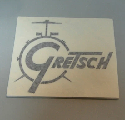 Replica Gretsch Drum Logo Decal/Sticker Choice Of Colours