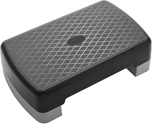 18" Workout Aerobic Stepper Step Platform with 2 Risers, Lightweight Portable St - Picture 1 of 12