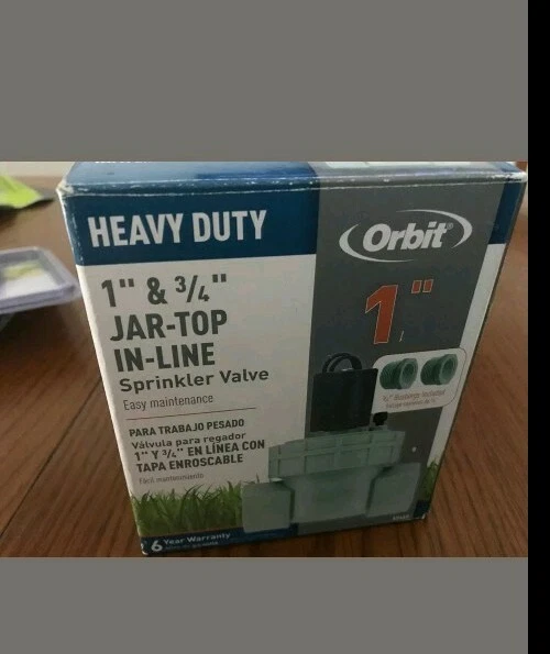 Orbit 3/4" & 1" Jar Top In-Line Sprinkler Valve Model: 57465 - Image 1 of 1