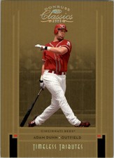 2005 Donruss Classics Timeless Tributes Gold Baseball Card #44 Adam Dunn /50