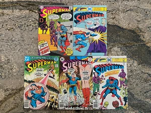DC SUPERMAN LOT OF 5 COMIC BOOKS #191 #295 #299 #307 #308 - Picture 1 of 11