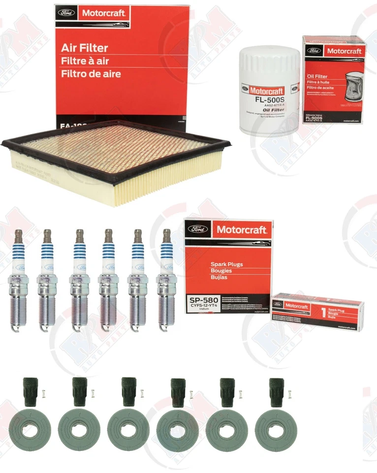 Kit de puesta a punto MOTORCRAFT/NGK para Ford Expedition F-150 y Lincoln Navigator 3,5 L Foto 1 de 1