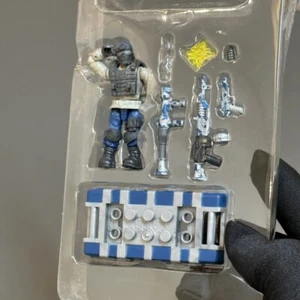 Rare 2X Mega Bloks Construx call of duty Cod soldier figure toy gifts lot blue - Picture 1 of 5