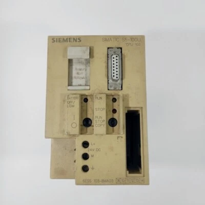 ▀▄▀▄▀ SIEMENS S5 SIMATIC S5-100U CPU 103 – 6ES5 103-8MA03 — 6ES5103-8MA03 - Imagen 1 de 3