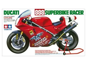 Tamiya 1/12 SCALE DUCATI 888 SUPERBIKE RACER 14063 Plastic Model - Picture 1 of 5