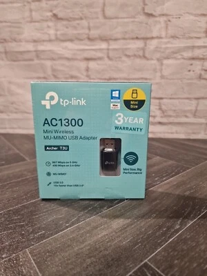 NEW & SEALED TP-Link ARCHER T3U AC1300 Mini Wireless MU-MIMO USB Adapter #M - Image 1 of 3