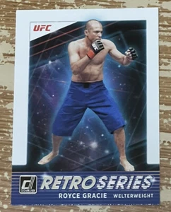 ¡Tarjeta de inserción de serie retro Donruss UFC Royce Gracie 2022!¡! - Imagen 1 de 2