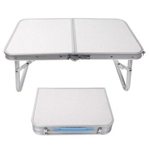 Aluminum Folding Small Picnic Table, Adjustable Height Lightweight Portable NEW - Picture 1 of 10
