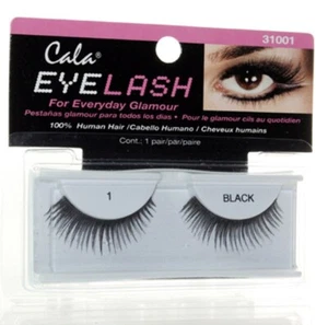 Lote de 3x Cala Eyelash 100% Human Hair #31001 (Negro 1) Nuevo en Retail Packaging - Imagen 1 de 1