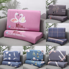 Latex Pillow Covers Memory Foam Contour Rebound Pillowcase Zipper  30x50/40x60cm