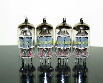Tubos Tungsram NOS 6BL8/ECF80/6F1P/~7199 RAROS emparejados - Hungría Foto 1 de 4