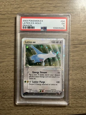 Latios EX #94 Pokemon Dragon PSA 5 EX - Image 1 of 4