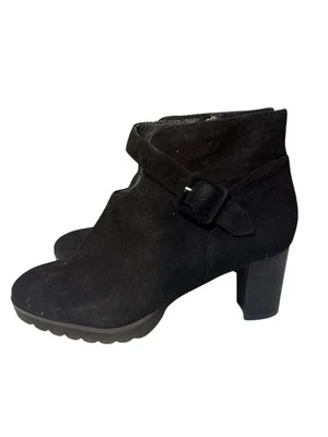 Botines de gamuza negros Sacha London Benita talla 6,5 nuevos Foto 1 de 4