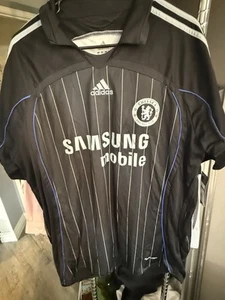 Adidas Chelsea Third Player Issue Shirt Black Jersey 2006 2008 XL Rare - Picture 1 of 11