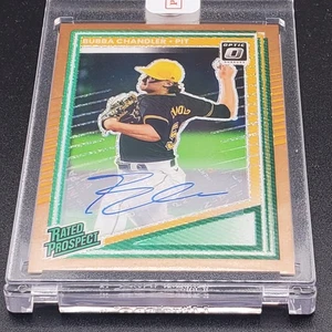 BUBBA CHANDLER #1/6! 1!, 2024 Optic Rated Prospect AUTO Copper! PIRATES CALL UP! - Picture 1 of 8
