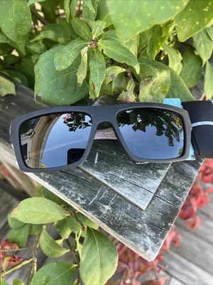 Новый Cali синий поляризованные солнцезащитные очки черный Sport квадратный ударопрочный - Изображение 1 из 4