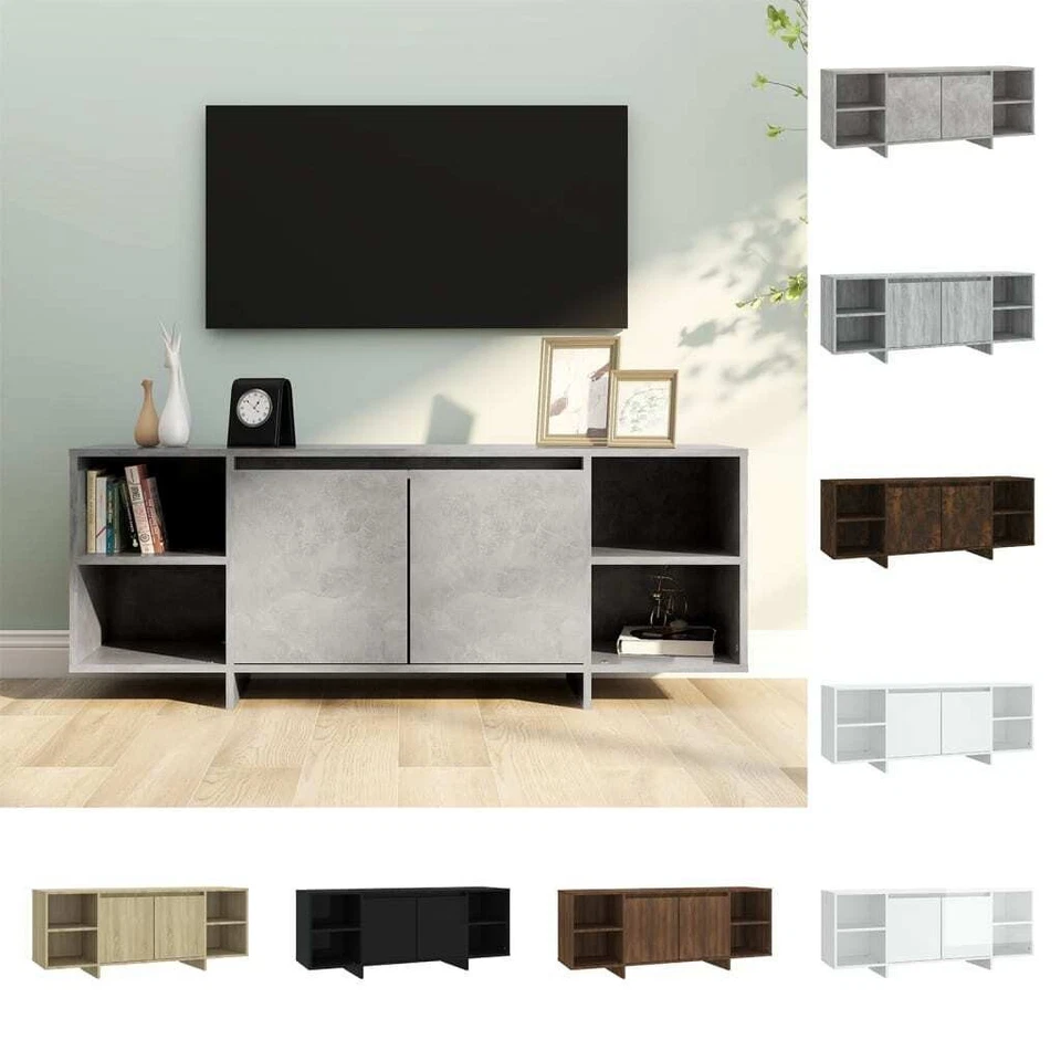 TV Schrank 130x35x50cm Fernsehschrank Lowboard HiFi mehrere Auswahl vidaXL - Bild 1 von 1