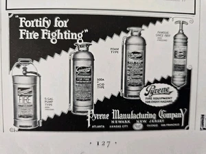 1931 Pyrene Manufacturing fire fighting extinguishers four styles vintage  ad - Picture 1 of 1