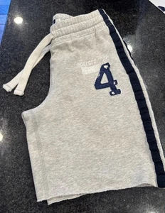 Abercrombie & Fitch Sweatpants Shorts Gym Distressed - Picture 1 of 9