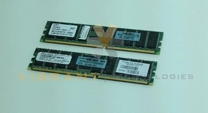 HP 304004-B21 1GB 2X512MB DIMM 266/2100 ECC zy - Picture 1 of 5