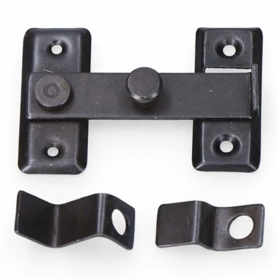 Heurtoir de porte EDM 85080 Acier zingage 8 cm Réversible - Photo 1/2