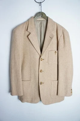 Chaqueta Blazer Issey Miyake Años 90 Lana Tweed Espiga S Japón #EK AFB Foto 1 de 4