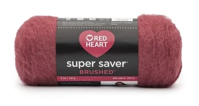 Red Heart Super Saver Brushed Yarn 7 Color Choices 253 Yards 4 Medium New - Image 1 of 4