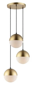 ET2 Lighting E20364-92MG Half Moon-27W 3 LED Pendant-16.5 Inches wide by 8.5 - Picture 1 of 4