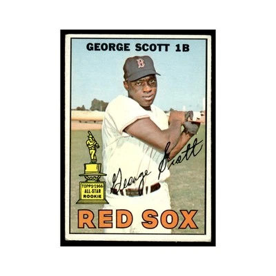 George Scott 1967 Topps #75 Boston Red Sox Baseball Card EX - Image 1 of 3